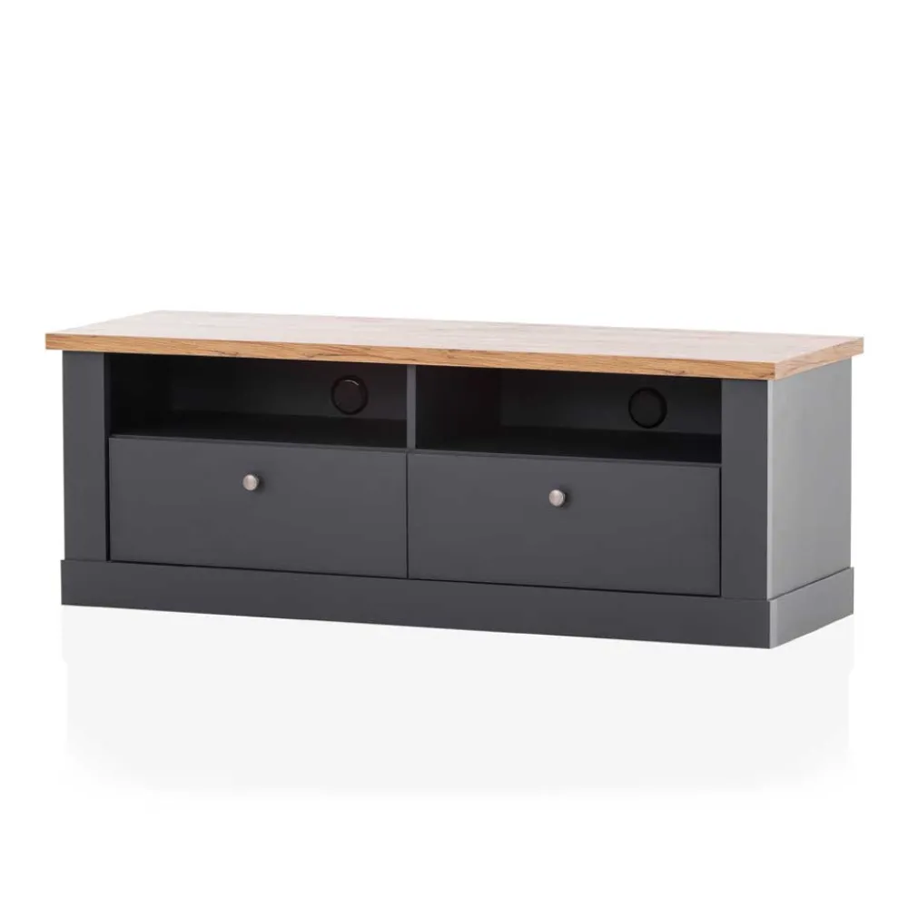 Wohnen Tv & Hifi-Möbel|Lowboards<TV Bank mit zwei Schubladen & Fächern - Lionel
