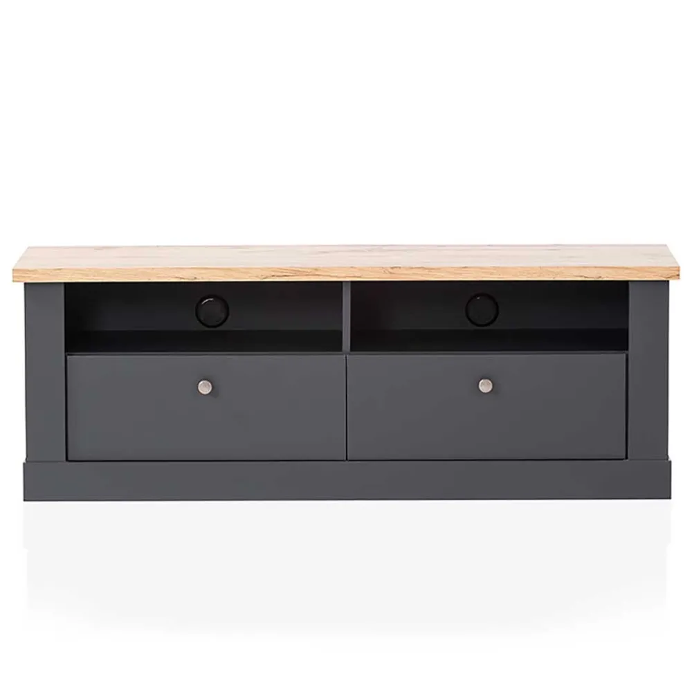 Wohnen Tv & Hifi-Möbel|Lowboards<TV Bank mit zwei Schubladen & Fächern - Lionel