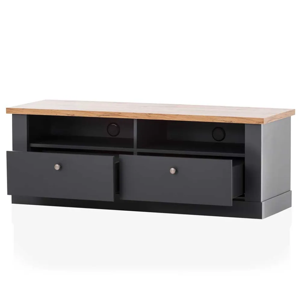 Wohnen Tv & Hifi-Möbel|Lowboards<TV Bank mit zwei Schubladen & Fächern - Lionel