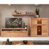 Wohnen Wohnwände<TV Board & Highboard & Hängeregal Set - Amyonta (dreiteilig)