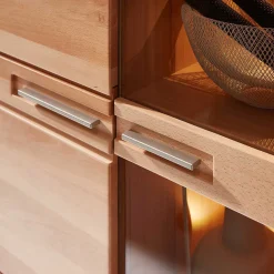 Wohnen Wohnwände<TV Board & Highboard & Hängeregal Set - Amyonta (dreiteilig)