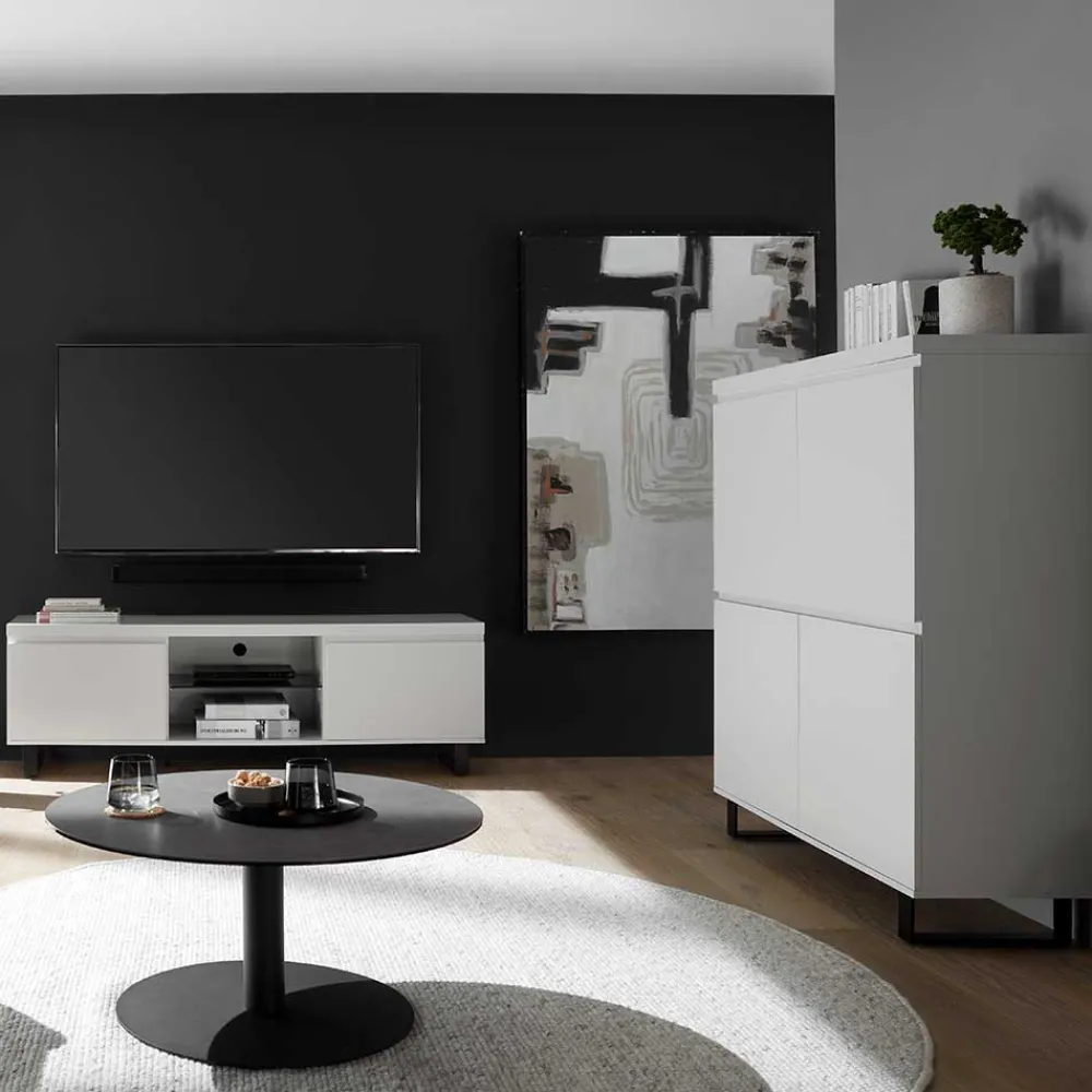 Wohnen Wohnwände<TV Board & Highboard Set - Atela (zweiteilig)