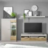 Wohnen Wohnwände<TV Board & Wandboard & Highboard - Lioscas (dreiteilig)