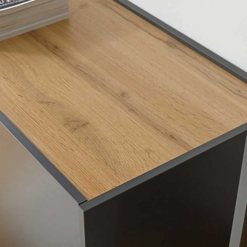 Wohnen Wohnwände<TV Board & Wandpaneel Set - Ahilav (zweiteilig)