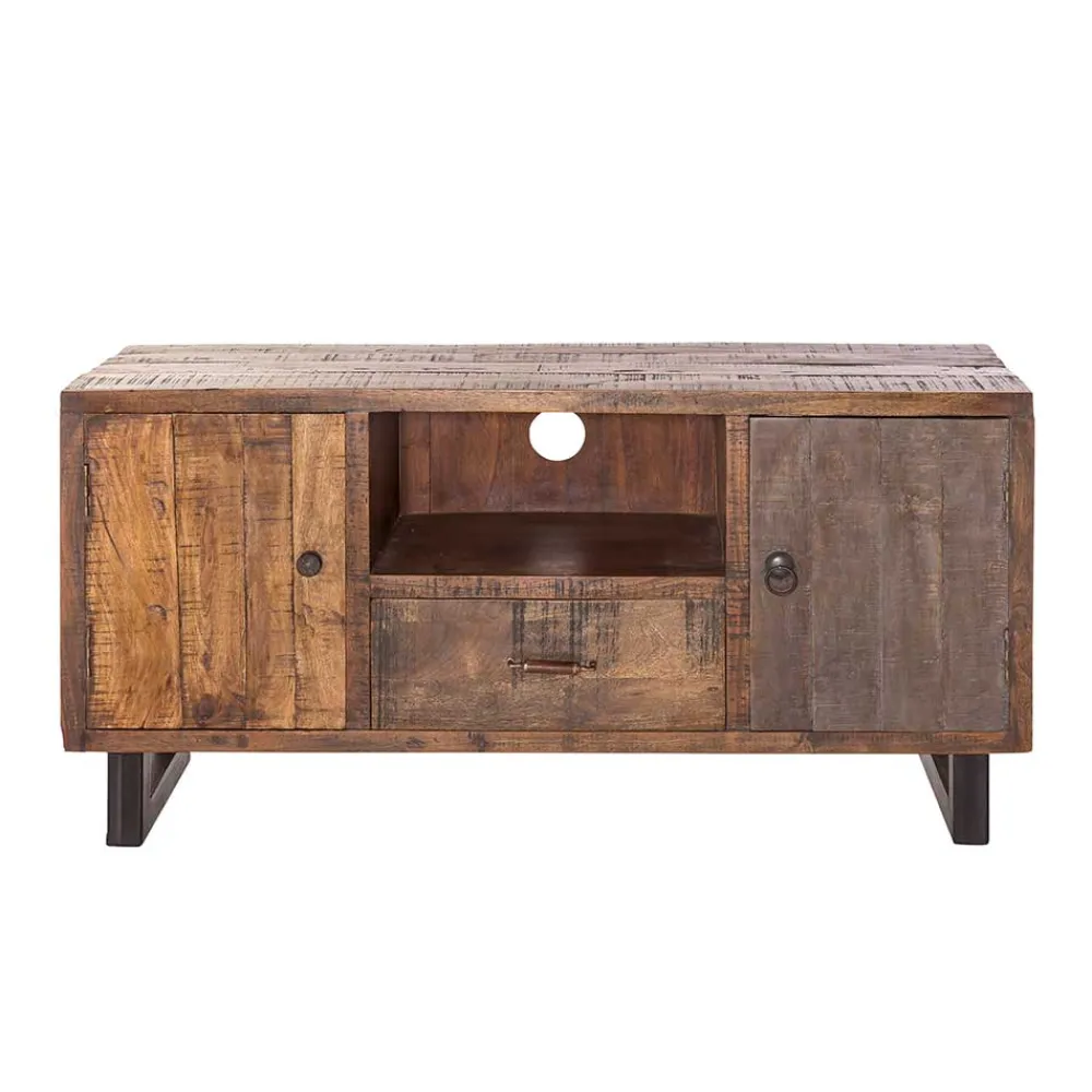 Wohnen Tv & Hifi-Möbel|Lowboards<TV Board aus Recyclingholz Mango - Bahiro