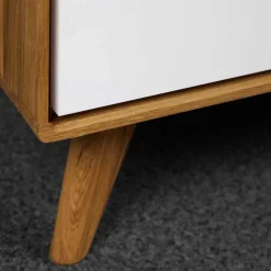 Wohnen Lowboards|Tv & Hifi-Möbel<TV Board aus Wildeiche Massivholz & MDF - Diesta