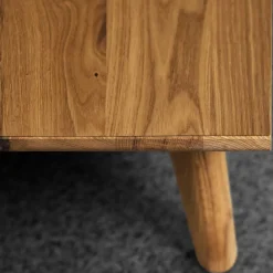 Wohnen Lowboards|Tv & Hifi-Möbel<TV Board aus Wildeiche Massivholz & MDF - Diesta