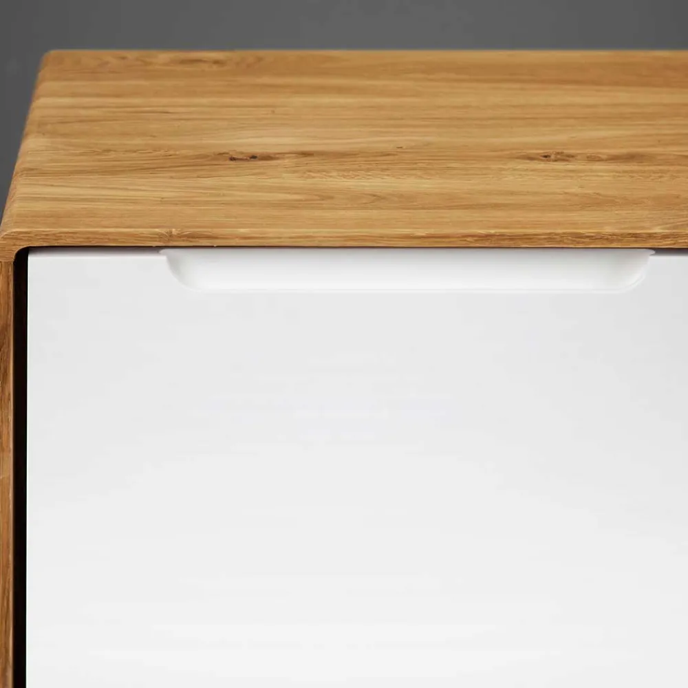 Wohnen Lowboards|Tv & Hifi-Möbel<TV Board aus Wildeiche Massivholz & MDF - Diesta