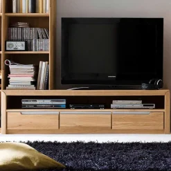 Wohnen Tv & Hifi-Möbel|Lowboards<TV Board Croconia aus Wildeiche Massivholz