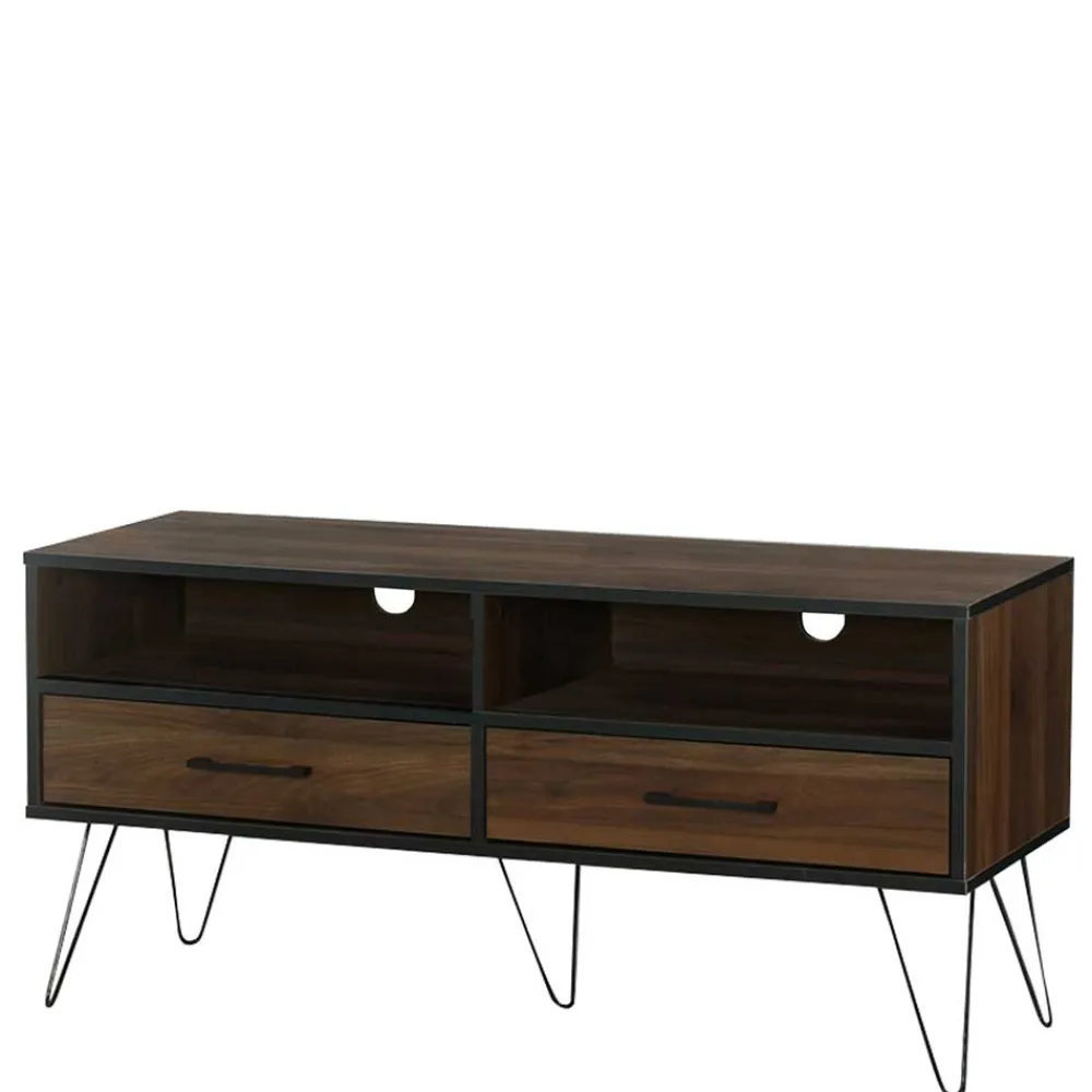 Wohnen Tv & Hifi-Möbel|Lowboards<TV Board in brauner Holzoptik - Hamidy