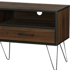 Wohnen Tv & Hifi-Möbel|Lowboards<TV Board in brauner Holzoptik - Hamidy