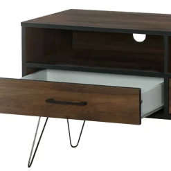 Wohnen Tv & Hifi-Möbel|Lowboards<TV Board in brauner Holzoptik - Hamidy