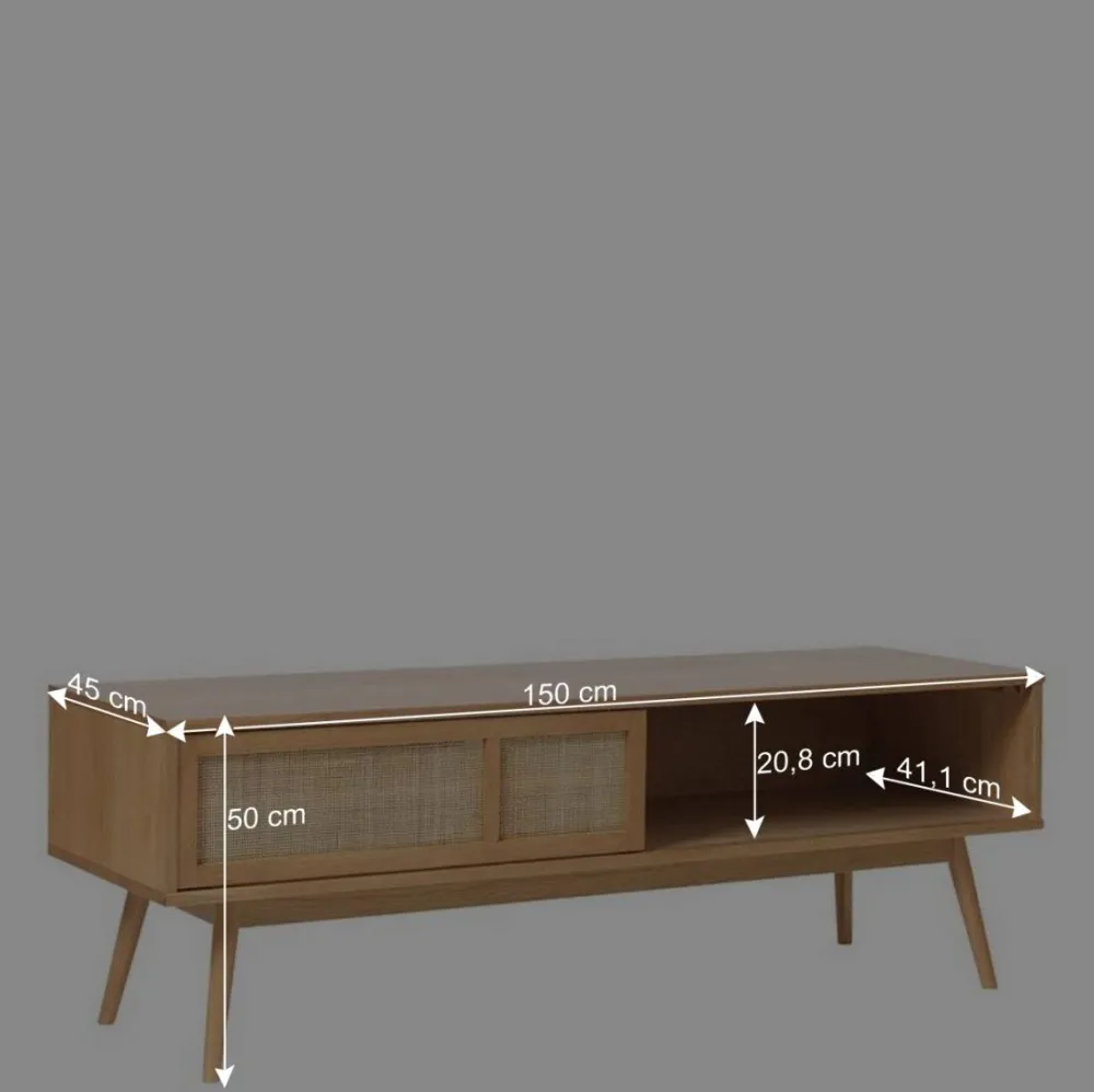 Wohnen Tv & Hifi-Möbel|Lowboards<TV Board in Natur - Saltenas