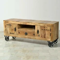 Wohnen Tv & Hifi-Möbel|Lowboards<TV Board Indri auf Rollen