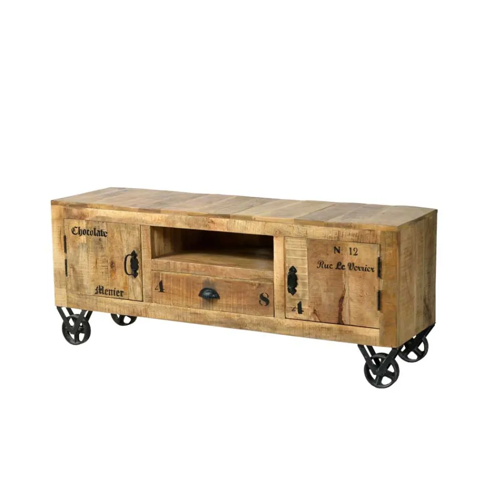 Wohnen Tv & Hifi-Möbel|Lowboards<TV Board Indri auf Rollen