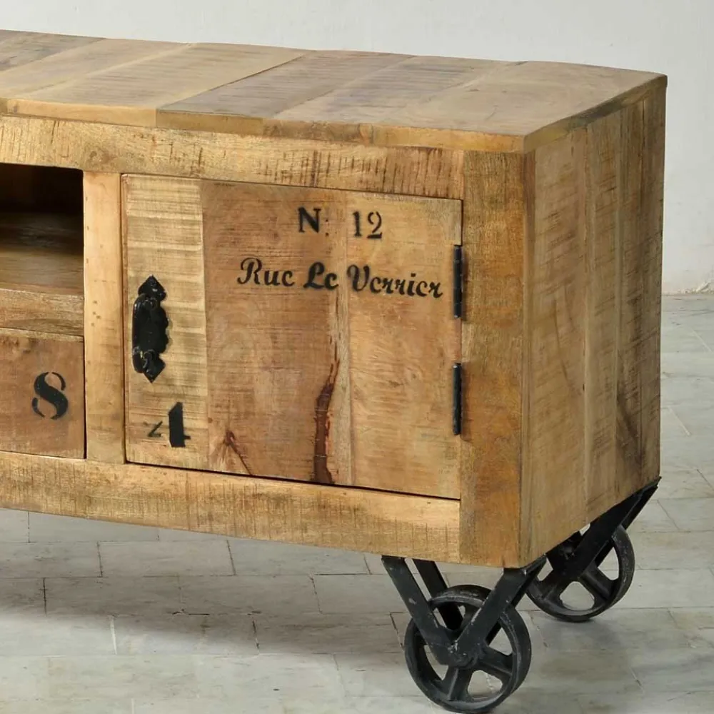 Wohnen Tv & Hifi-Möbel|Lowboards<TV Board Indri auf Rollen
