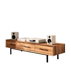 Wohnen Tv & Hifi-Möbel|Lowboards<TV Board mit drei Schubladen aus Wildeiche - Kerfa