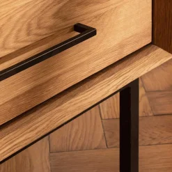 Wohnen Tv & Hifi-Möbel|Lowboards<TV Board mit drei Schubladen aus Wildeiche - Kerfa