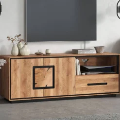 Wohnen Tv & Hifi-Möbel|Lowboards<TV Board mit Hirnholz Applikation - Shipper