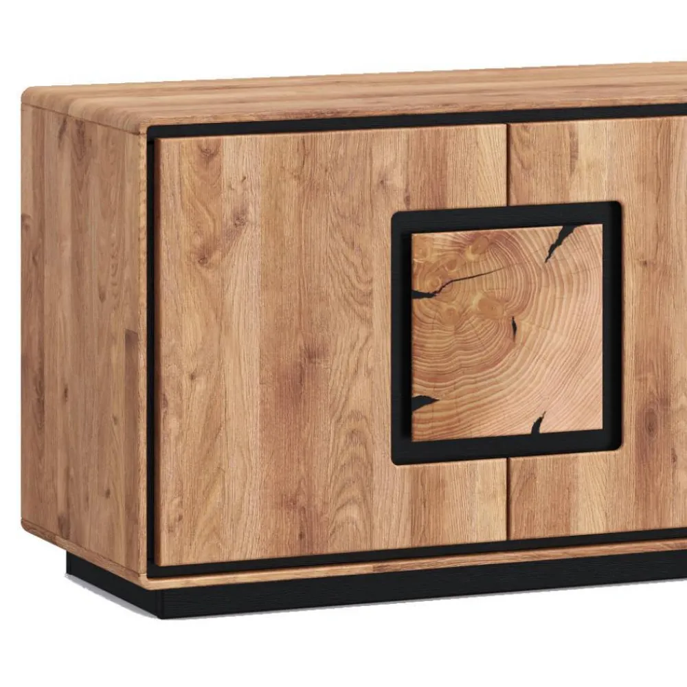 Wohnen Tv & Hifi-Möbel|Lowboards<TV Board mit Hirnholz Applikation - Shipper