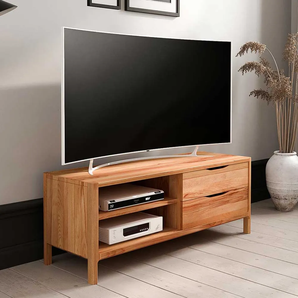 Wohnen Tv & Hifi-Möbel|Lowboards<TV Board mit zwei Fächern und zwei Schubladen - Lana