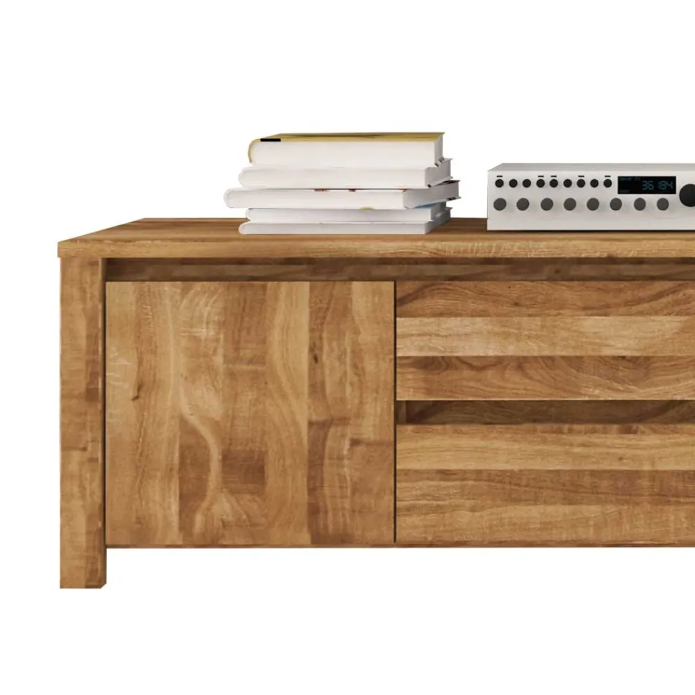 Wohnen Tv & Hifi-Möbel|Lowboards<TV Board Nadalia aus Wildeiche Massivholz