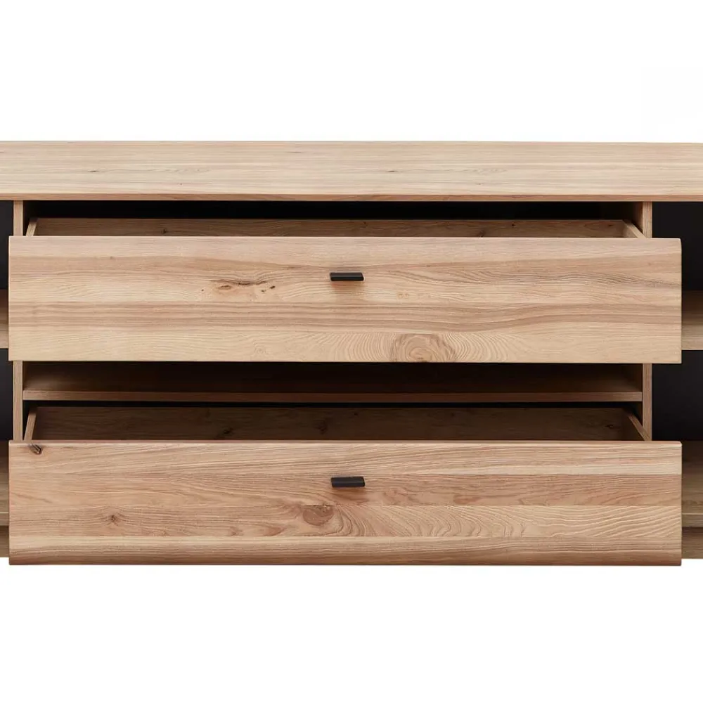 Wohnen Tv & Hifi-Möbel|Lowboards<TV Element in Esche und Wildeiche - Cassna