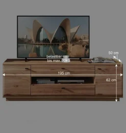 Wohnen Tv & Hifi-Möbel|Lowboards<TV Element in Esche und Wildeiche - Cassna