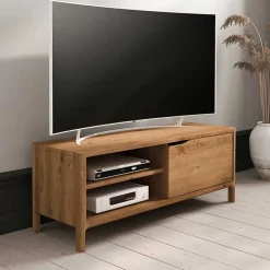 Wohnen Tv & Hifi-Möbel|Lowboards<TV Element mit zwei Fächern und Tür - Laida