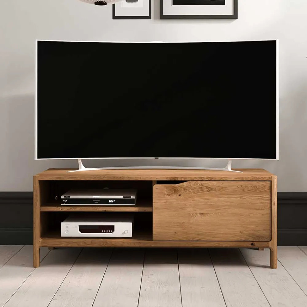 Wohnen Tv & Hifi-Möbel|Lowboards<TV Element mit zwei Fächern und Tür - Laida