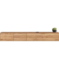 Wohnen Tv & Hifi-Möbel|Lowboards<TV Hänge-Lowboard aus Wildeiche Massivholz - Holiday