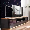 Wohnen Tv & Hifi-Möbel|Lowboards<TV Hochglanz Lowboard in Schwarz - Ercurs