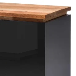 Wohnen Tv & Hifi-Möbel|Lowboards<TV Hochglanz Lowboard in Schwarz - Ercurs
