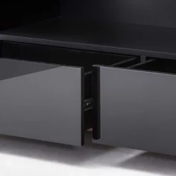 Wohnen Tv & Hifi-Möbel|Lowboards<TV Hochglanz Lowboard in Schwarz - Ercurs