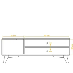 Wohnen Tv & Hifi-Möbel|Lowboards<TV Kommode aus Holz massiv Kernbuche - Junola