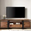 Wohnen Tv & Hifi-Möbel|Lowboards<TV Kommode aus Palisanderholz und Metall - Uniaka
