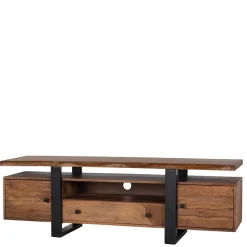 Wohnen Tv & Hifi-Möbel|Lowboards<TV Kommode aus Palisanderholz und Metall - Uniaka
