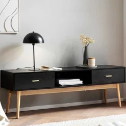 Wohnen Tv & Hifi-Möbel|Lowboards<TV Kommode im Skandinavischen Wohnstil - Heraklion