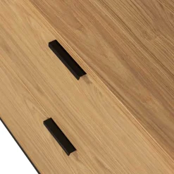 Wohnen Tv & Hifi-Möbel|Lowboards<TV Kommode in Eiche Natur Dekor - Ariadelco