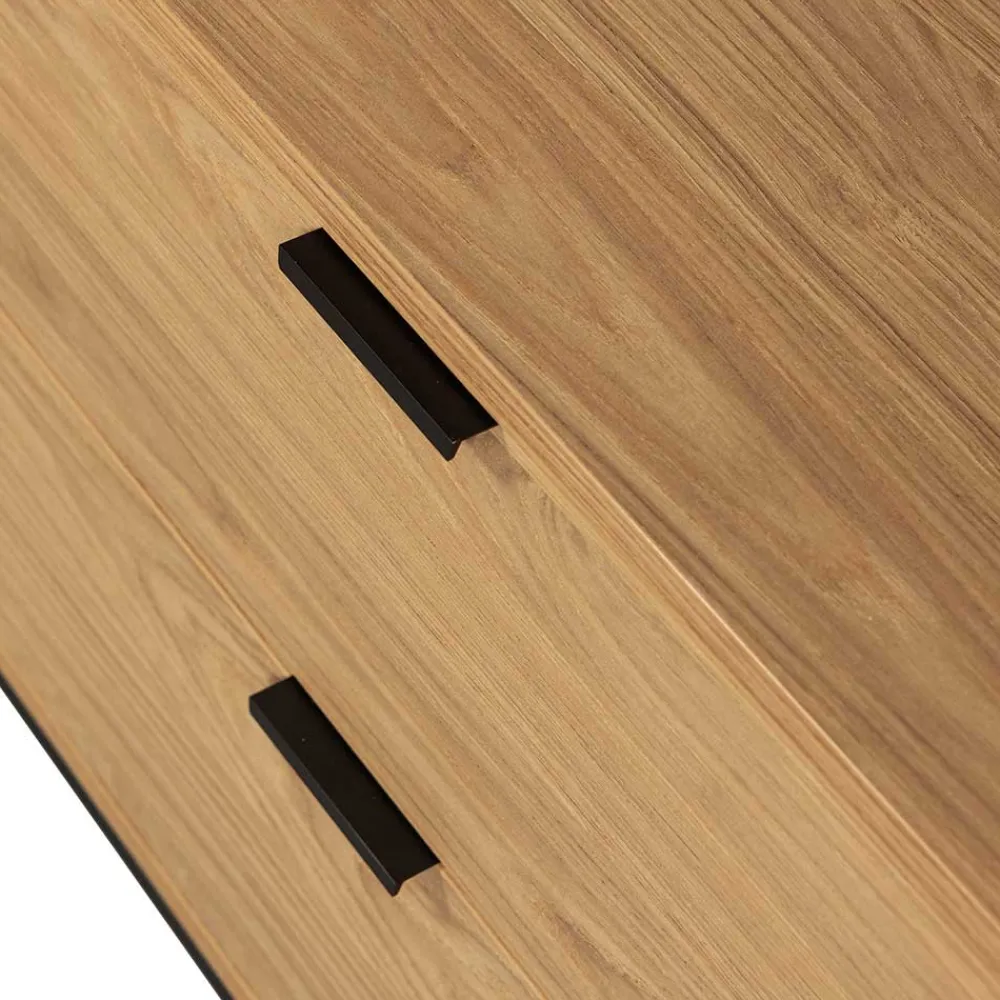 Wohnen Tv & Hifi-Möbel|Lowboards<TV Kommode in Eiche Natur Dekor - Ariadelco