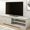Wohnen Tv & Hifi-Möbel|Lowboards<TV Kommode in Weiß lasiert - Auricos