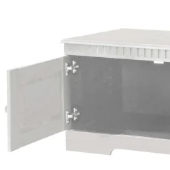 Wohnen Tv & Hifi-Möbel|Lowboards<TV Kommode in Weiß lasiert - Auricos