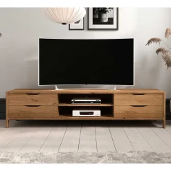 Wohnen Tv & Hifi-Möbel|Lowboards<TV Kommode mit vier Schubladen und zwei Fächern - Laida
