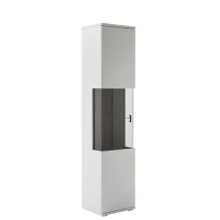 Wohnen Wohnwände<TV Lowboard & Vitrine & Wandboard Set - Apulco (dreiteilig)