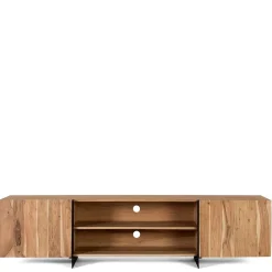 Wohnen Tv & Hifi-Möbel|Lowboards<TV Lowboard aus Akazienholz und Metall - Bastima