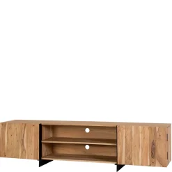Wohnen Tv & Hifi-Möbel|Lowboards<TV Lowboard aus Akazienholz und Metall - Bastima