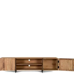 Wohnen Tv & Hifi-Möbel|Lowboards<TV Lowboard aus Akazienholz und Metall - Bastima