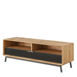 Wohnen Tv & Hifi-Möbel|Lowboards<TV Lowboard aus Eiche und Metall - Fabiella