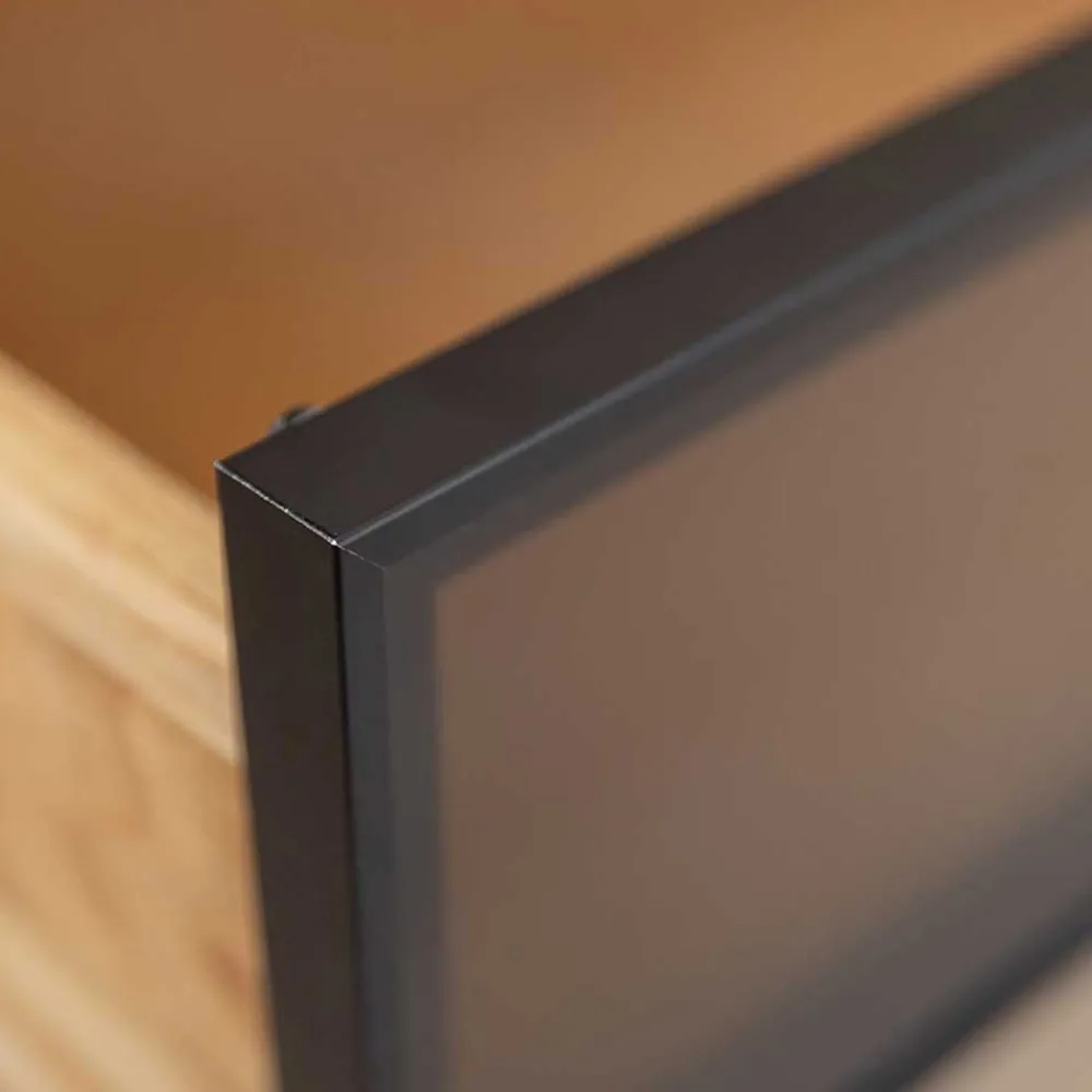 Wohnen Tv & Hifi-Möbel|Lowboards<TV Lowboard aus Eiche und Metall - Fabiella