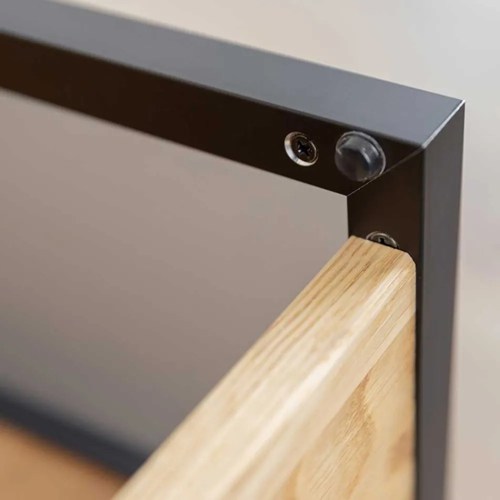 Wohnen Tv & Hifi-Möbel|Lowboards<TV Lowboard aus Eiche und Metall - Fabiella